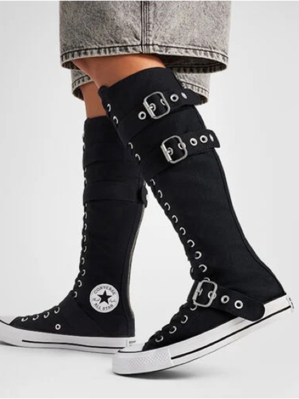 Converse Chuck Taylor All Star XX-Hi Straps & Buckles Sneaker - Black - Picture 5 of 10